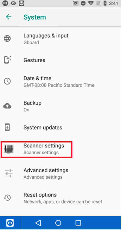 Datalogic MEMOR10 Adjust Scan Settings – Pacific Amber Technologies Inc.